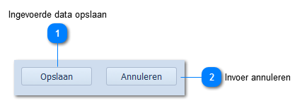 Opslaan & Annuleren