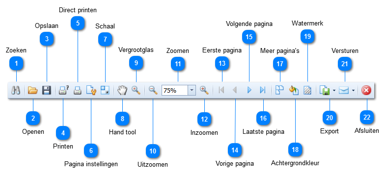 Printen en exporteren